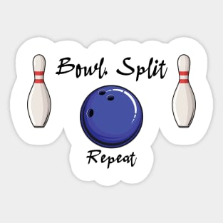 Bowl split repeat Sticker